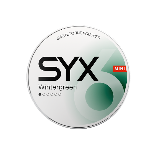SYX | Wintergreen | Nic Pouches | Mini 3mg