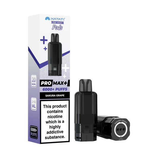 Hayati Pro Max 6K | Replacement Pods | Sakura Grape