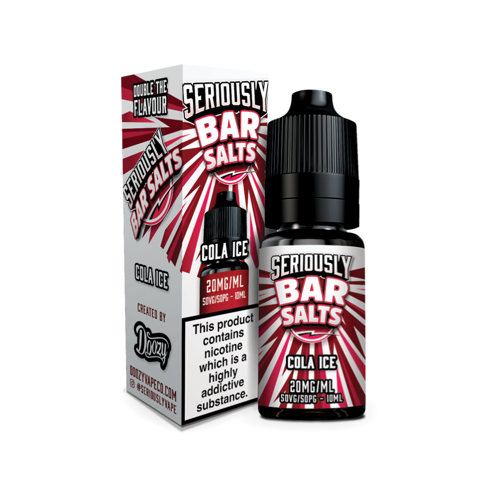 Doozy | Seriously Bar Salts | Cola Ice | Nic Salt | 10ml