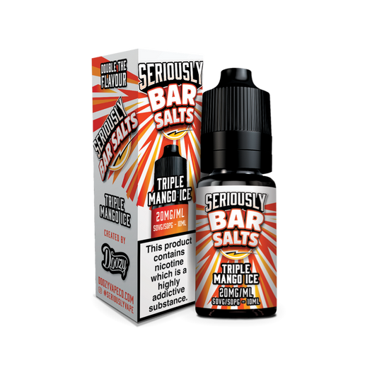 Doozy | Seriously Bar Salts | Triple Mango | Nic Salt | 10ml