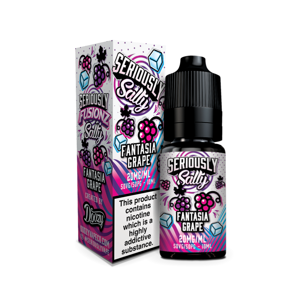 Doozy | Seriously Fusionz | Fantasia Grape | Nic Salt | 10ml