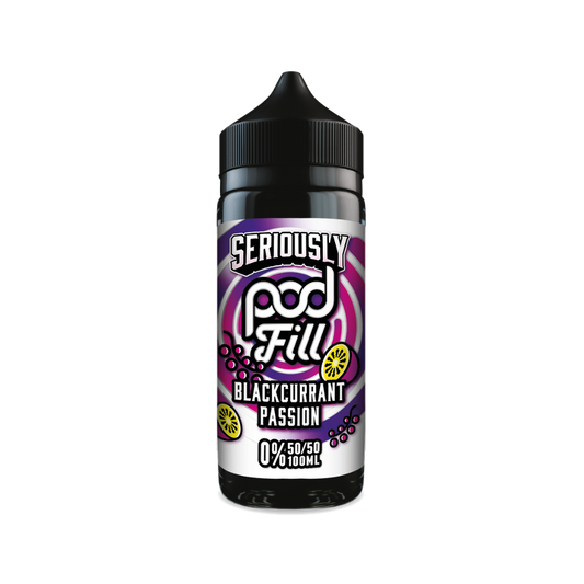 Doozy | Seriously Pod Fill | Blackcurrant Passion | Shortfill | 100ml