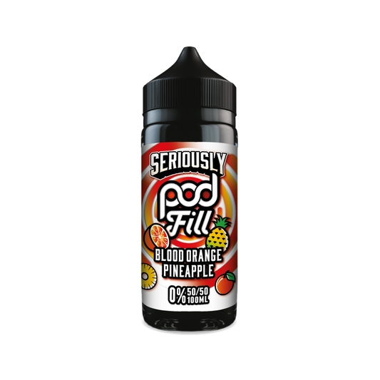 Doozy | Seriously Pod Fill | Blood Orange Pineapple | Shortfill | 100ml
