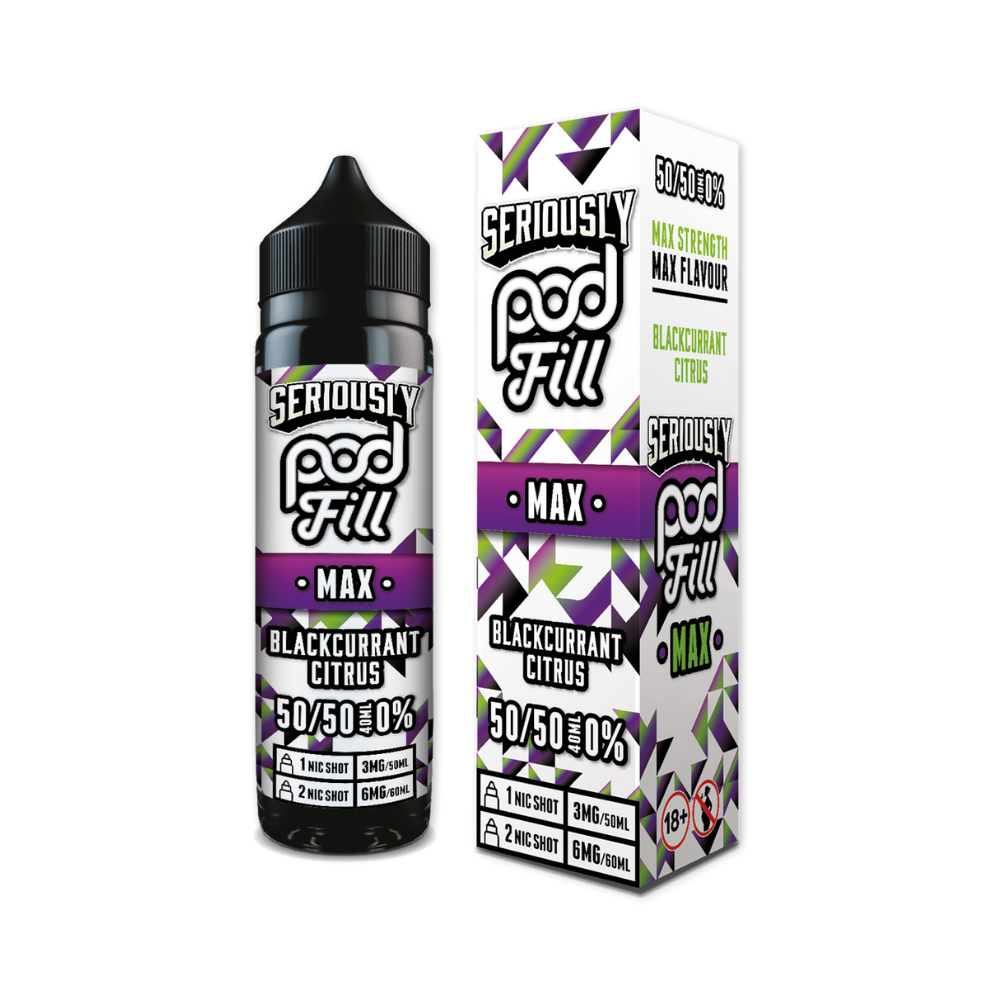 Doozy | Seriously Pod Fill Max | Blackcurrant Citrus | Shortfill | 40ml