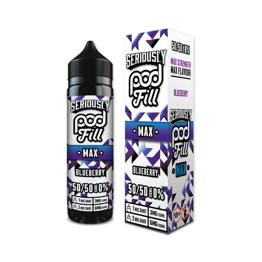 Doozy | Seriously Pod Fill Max | Blueberry | Shortfill | 40ml
