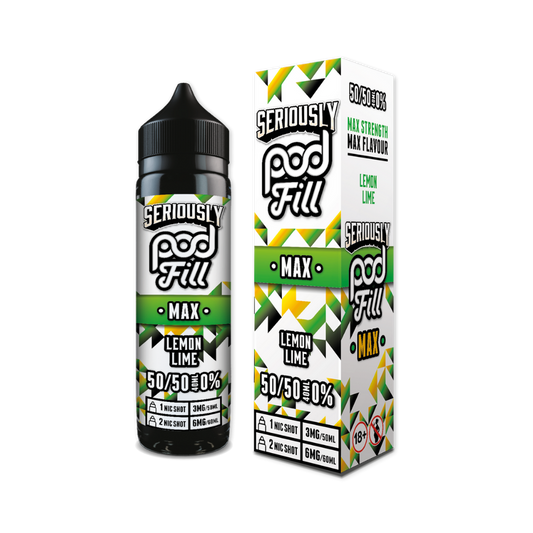 Doozy | Seriously Pod Fill Max | Lemon Lime | Shortfill | 40ml