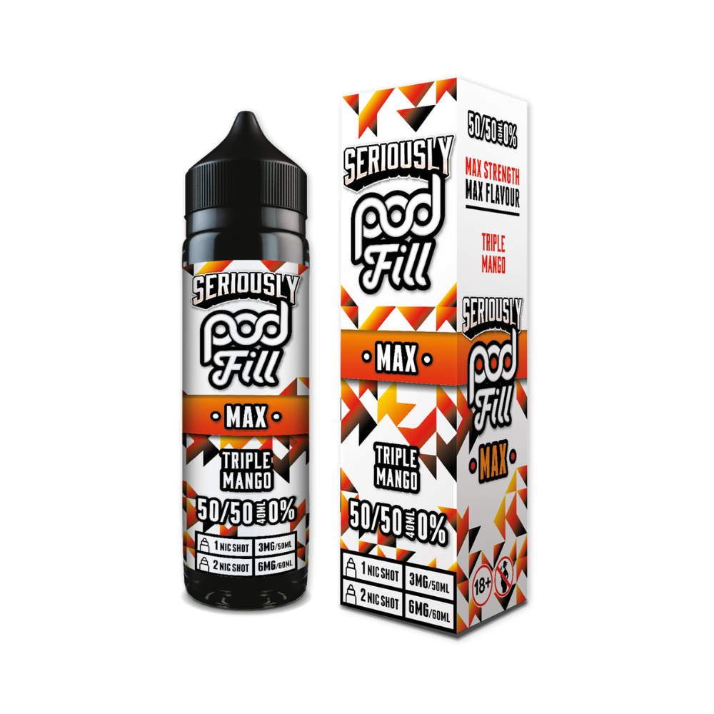 Doozy | Seriously Pod Fill Max | Triple Mango | Shortfill | 40ml