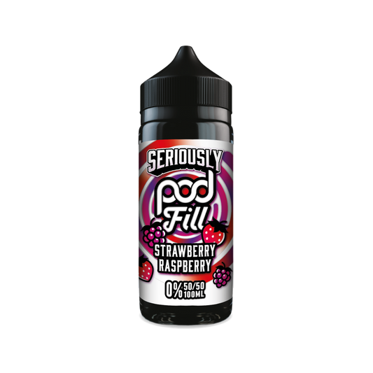 Doozy | Seriously Pod Fill | Strawberry Raspberry | Shortfill | 100ml