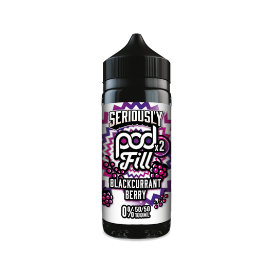 Doozy | Seriously Pod Fill X2 | Blackcurrant Berry | Shortfill | 100ml
