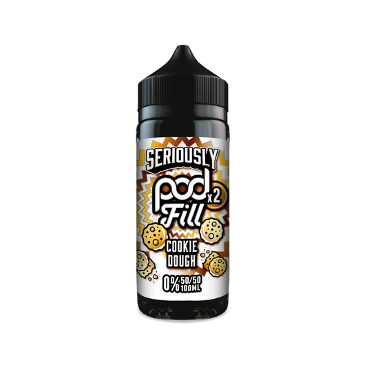 Doozy | Seriously Pod Fill X2 | Cookie Dough | Shortfill | 100ml