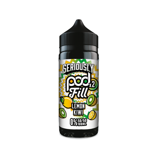 Doozy | Seriously Pod Fill X2 | Lemon Kiwi | Shortfill | 100ml