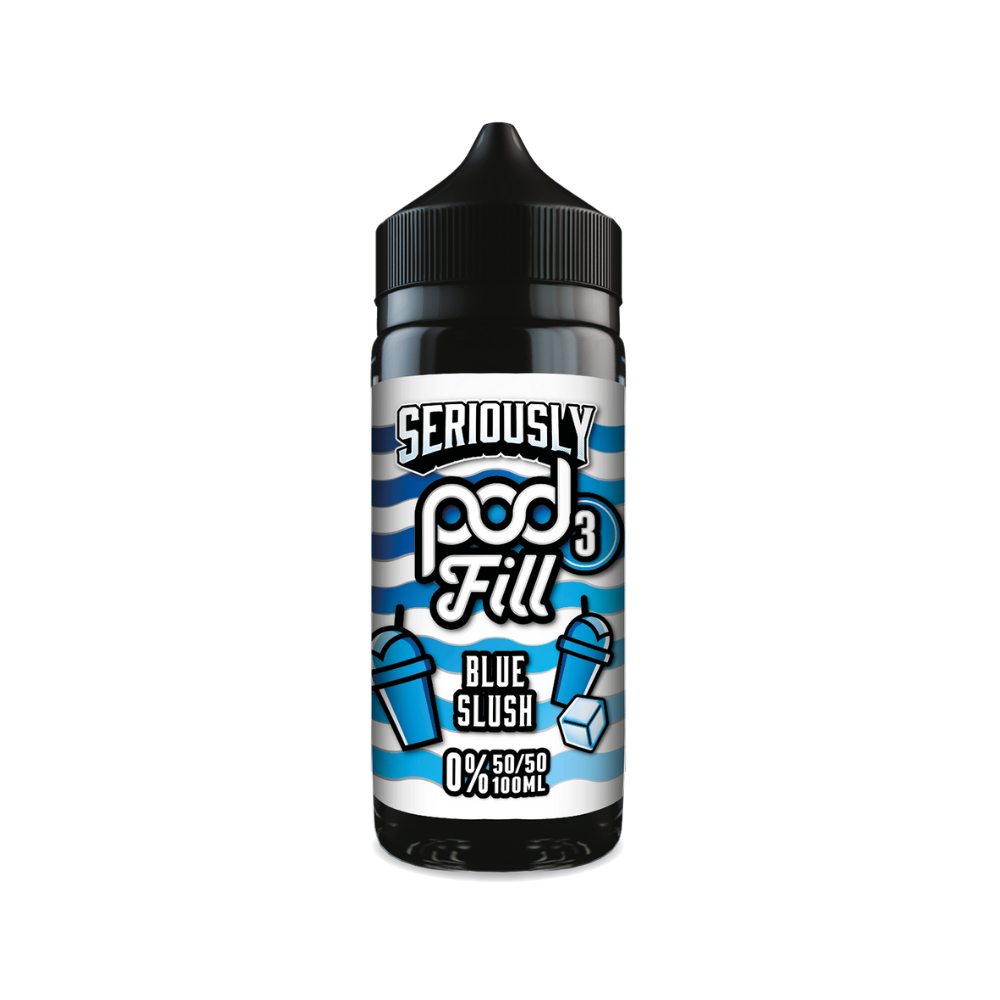 Doozy | Seriously Pod Fill X3 | Blue Slush | Shortfill | 100ml