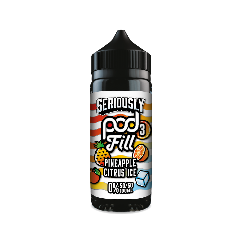 Doozy | Seriously Pod Fill X3 | Pineapple Citrus Ice | Shortfill | 100ml
