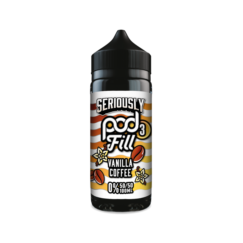 Doozy | Seriously Pod Fill X3 | Vanilla Coffee | Shortfill | 100ml