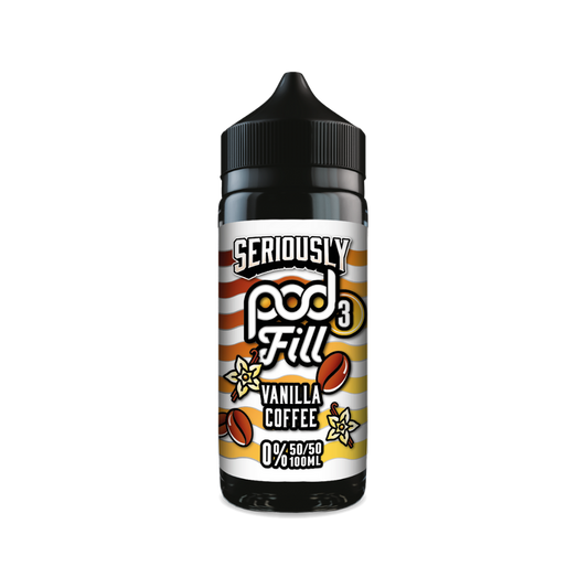 Doozy | Seriously Pod Fill X3 | Vanilla Coffee | Shortfill | 100ml