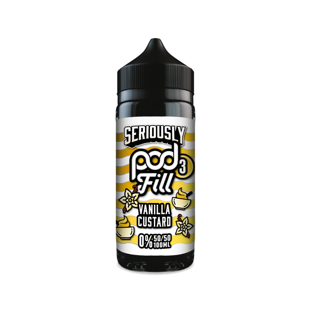 Doozy | Seriously Pod Fill X3 | Vanilla Custard | Shortfill | 100ml