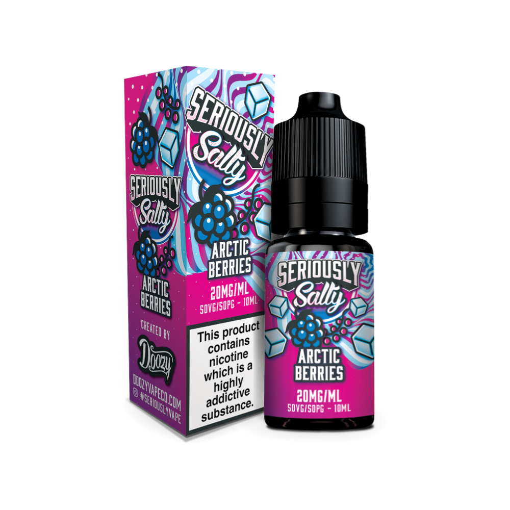 Doozy | Seriously Salty | Arctic Berries | Nic Salt | 10ml