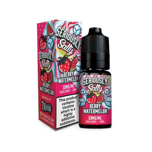 Doozy | Seriously Salty | Berry Watermelon | Nic Salt | 10ml