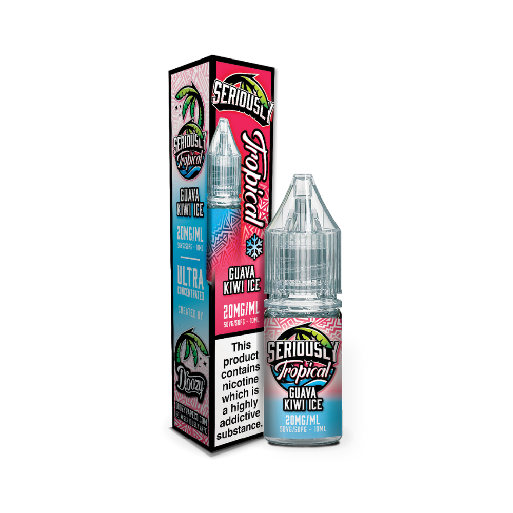 Doozy Seriously Tropical Kiwi Guava Ice 10ml Nic Salt