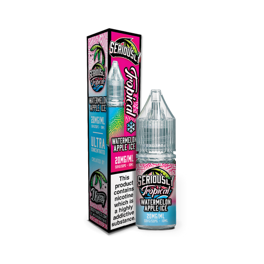 Doozy | Seriously Tropical | Watermelon Apple Ice | Nic Salt | 10ml
