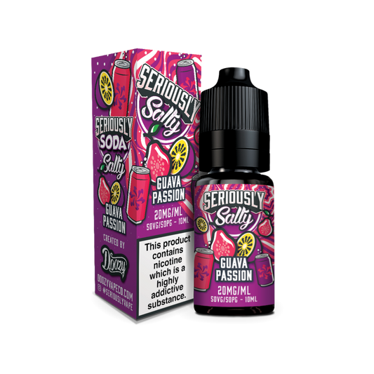 Doozy | Seriously Salty Soda | Guava Passion | Nic Salt | 10ml