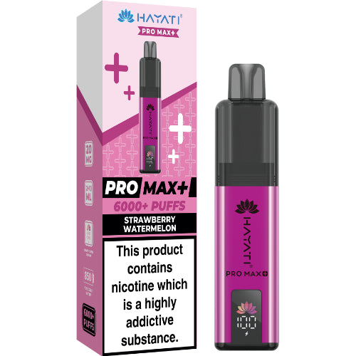Hayati Pro Max 6000 Disposable Vape – Strawberry Watermelon Flavour UK Wholesale