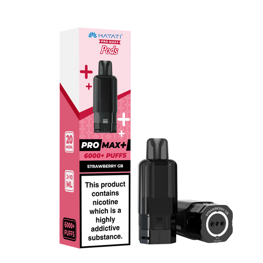 Hayati Pro Max 6K | Replacement Pods | Strawberry GB