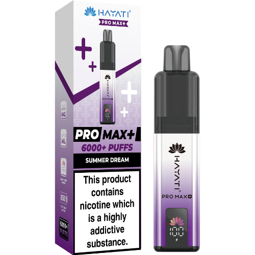 Hayati Pro Max 6000 Disposable Vape – Summer Dream Flavour UK Distributor