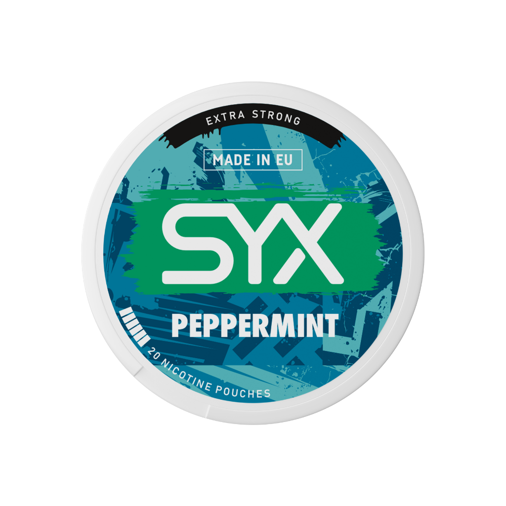 SYX | Peppermint | Nic Pouches | 19.95mg – Zoom Distro
