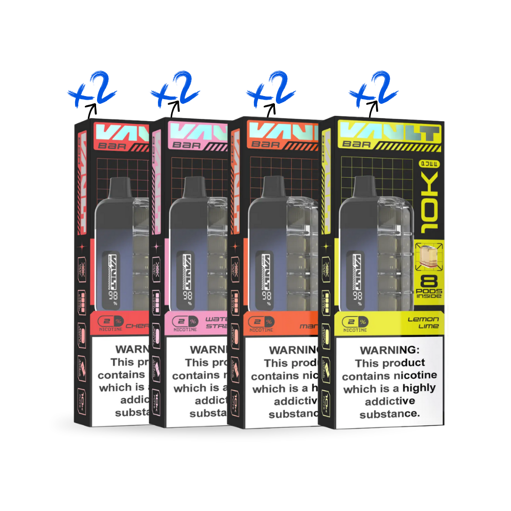 Vault Bar 10K | Prefilled Pod Kit | FREE BUNDLE