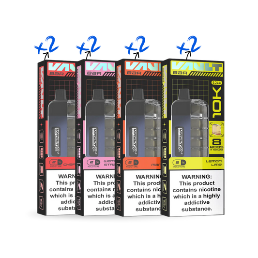 Vault Bar 10K | Prefilled Pod Kit | FREE BUNDLE