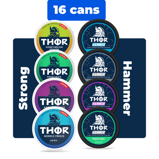 THOR | Nic Pouches | Mini Bundle | All 8 Flavours