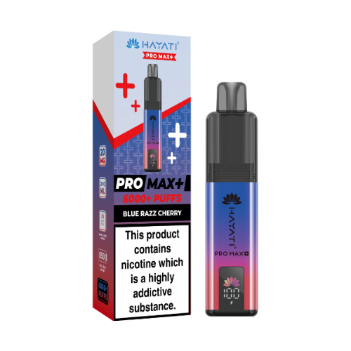 Hayati Pro Max 6K | Prefilled Pod Kit | Blue Razz Cherry