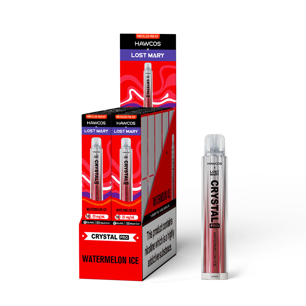 Hawcos x Lost Mary Crystal Pro Watermelon Ice Prefilled Pod Kit