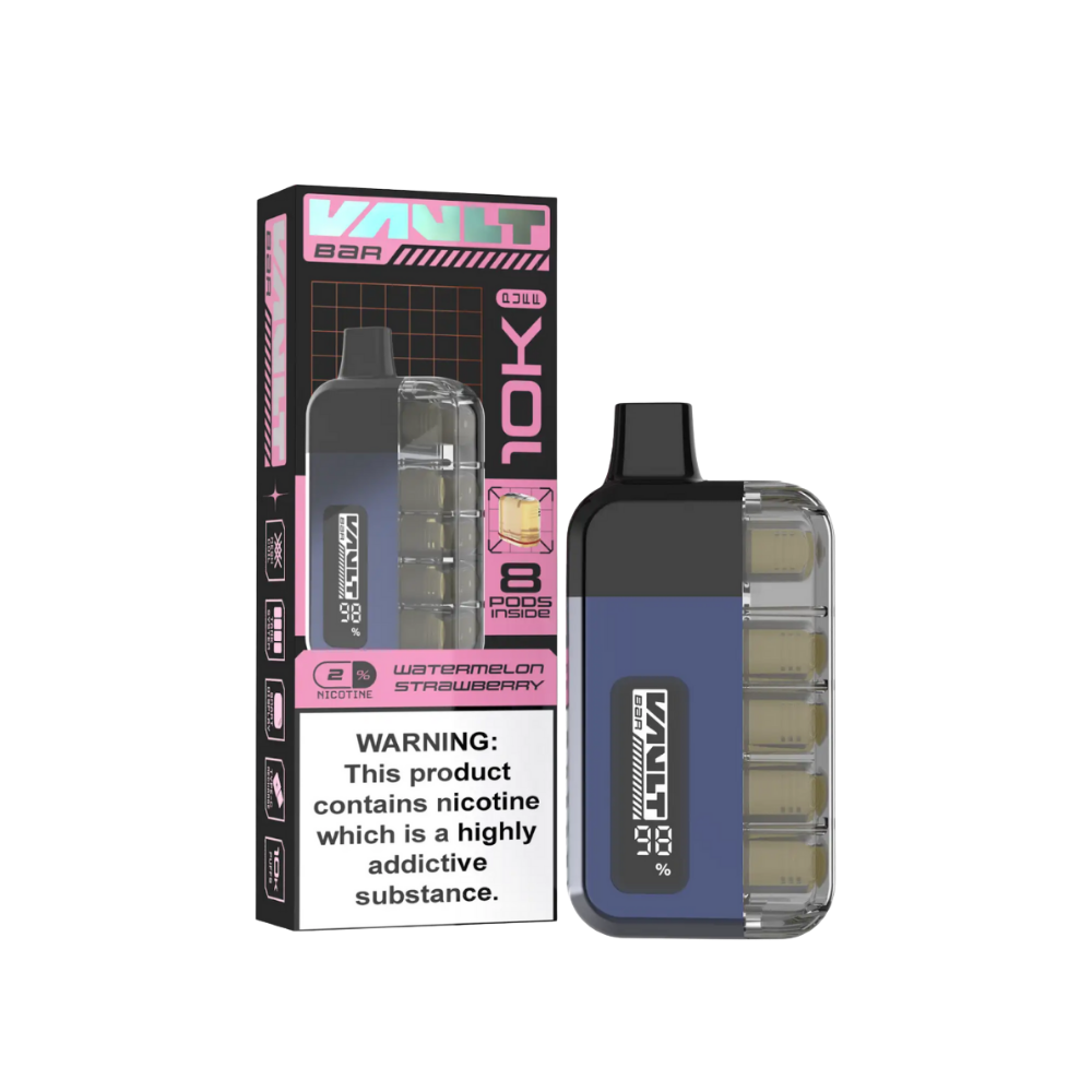 Vault Bar 10K | Prefilled Pod Kit | Watermelon Strawberry