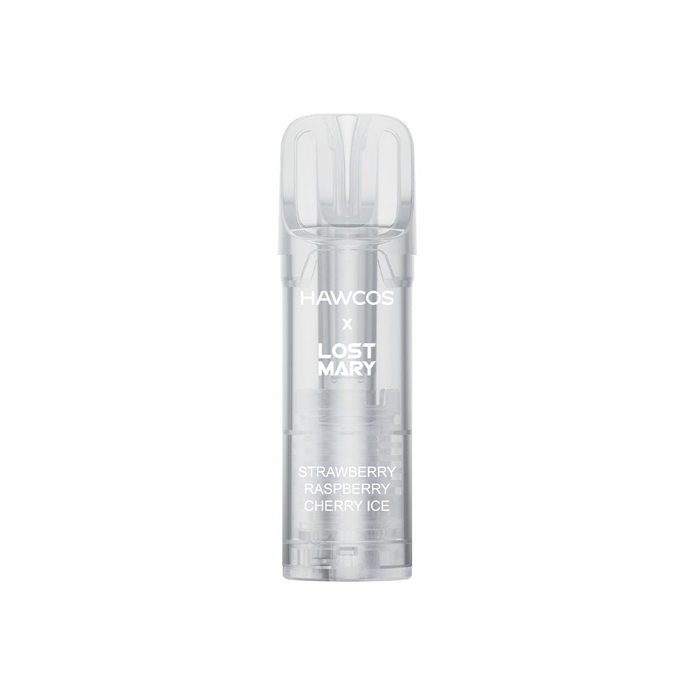 Hawcos x Lost Mary Crystal Pro Strawberry Raspberry Cherry Ice Prefilled Pod
