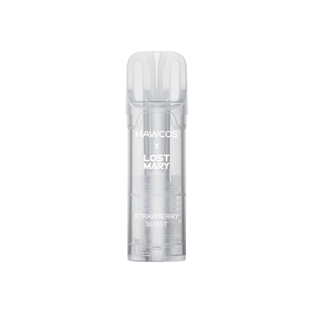 Hawcos x Lost Mary Crystal Pro Strawberry Burst Prefilled Pod